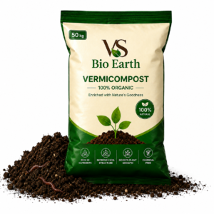 VS Bio Earth Vermicompost 50 kg organic soil conditioner